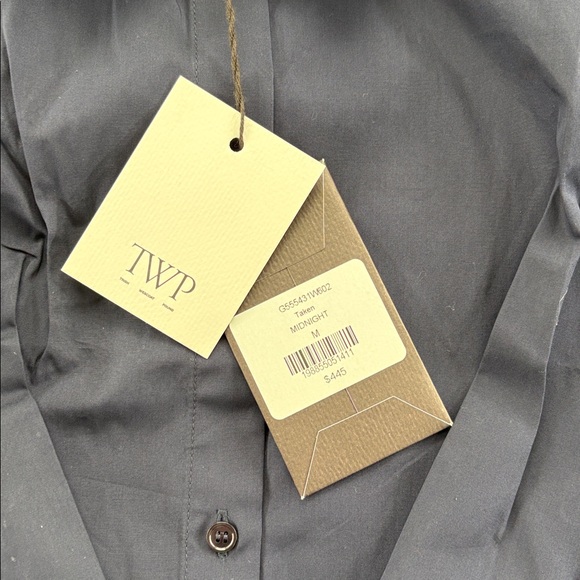 NEW! TWP Taken Top in Super Compact Poplin - Size Medium - Picture 6 of 10